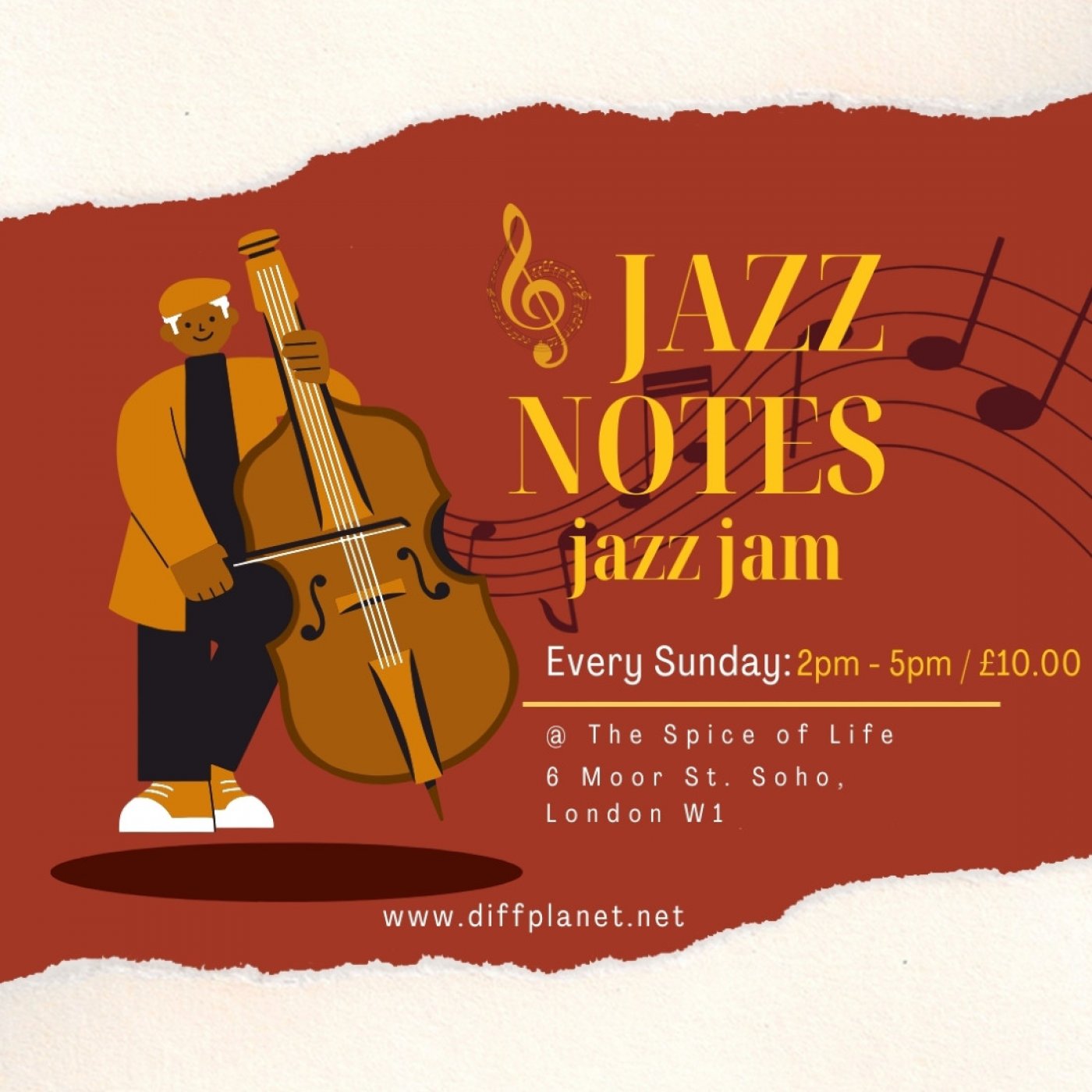 Jazz Notes \u2013 Jazz Jam @ The Spice of Life, Soho