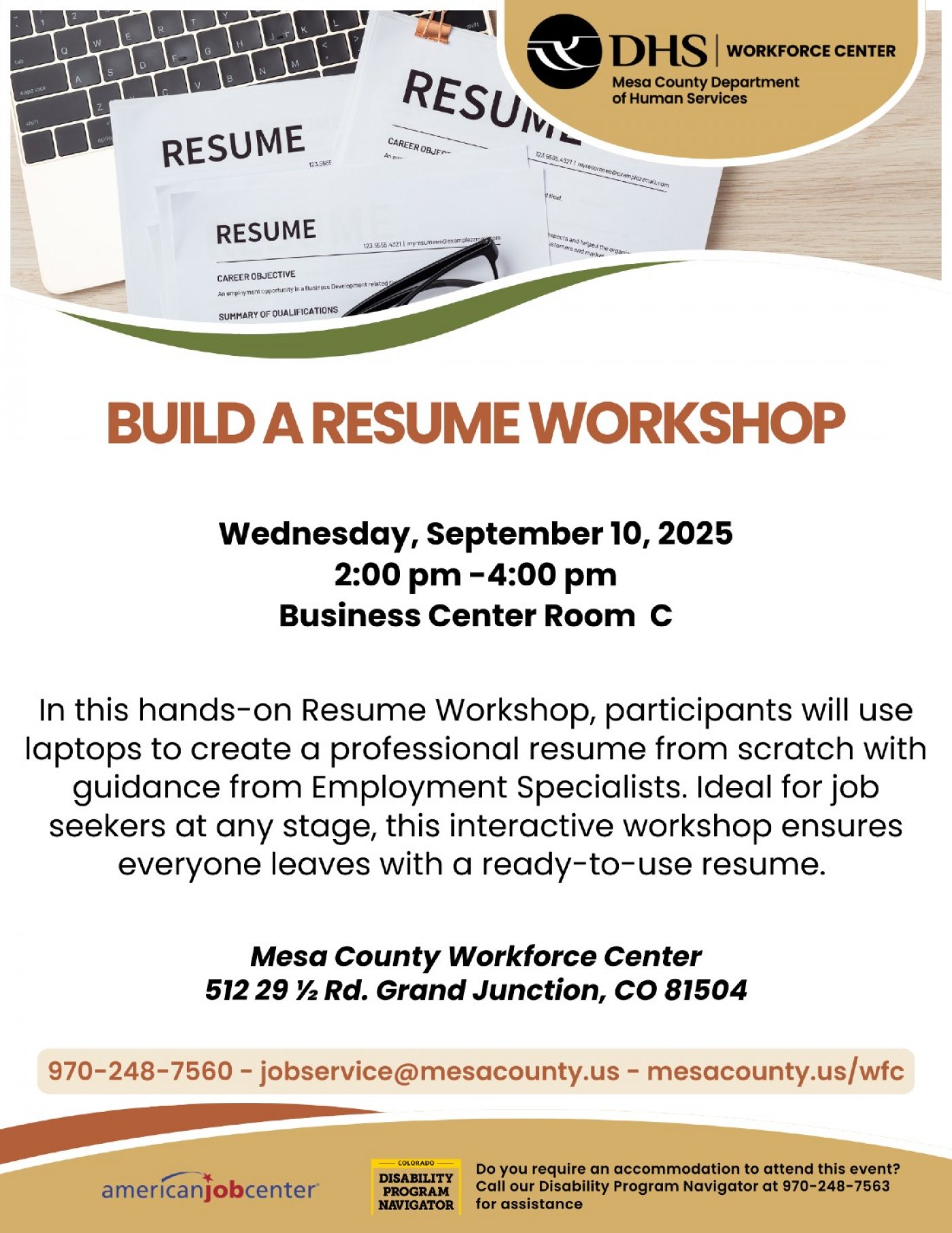 Build a resume Workshop