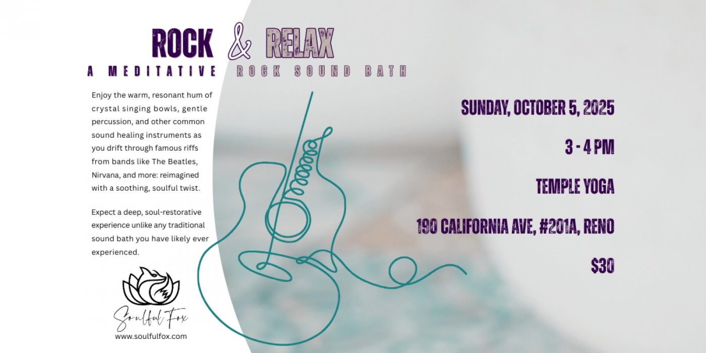 Rock & Relax: A Meditative Rock Sound Bath