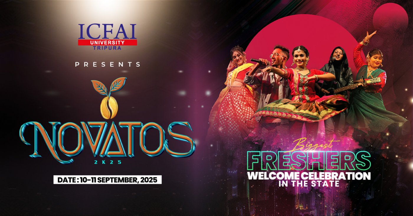 Novatos 2K25 -The Fresher\u2019s Welcome Party Of The ICFAI University Tripura