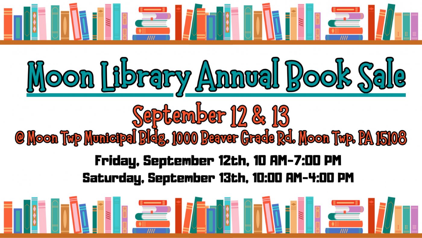 Moon Twp Public Library Annual Book Sale