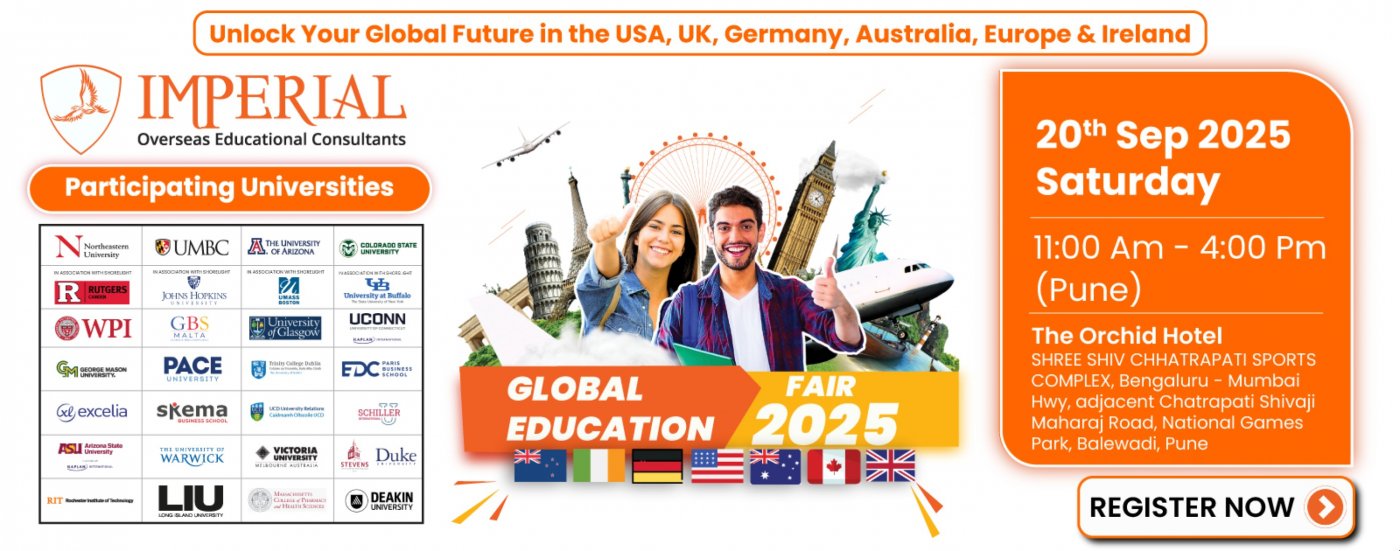 India's Biggest Global Education Fair in Pune - Imperial Overseas