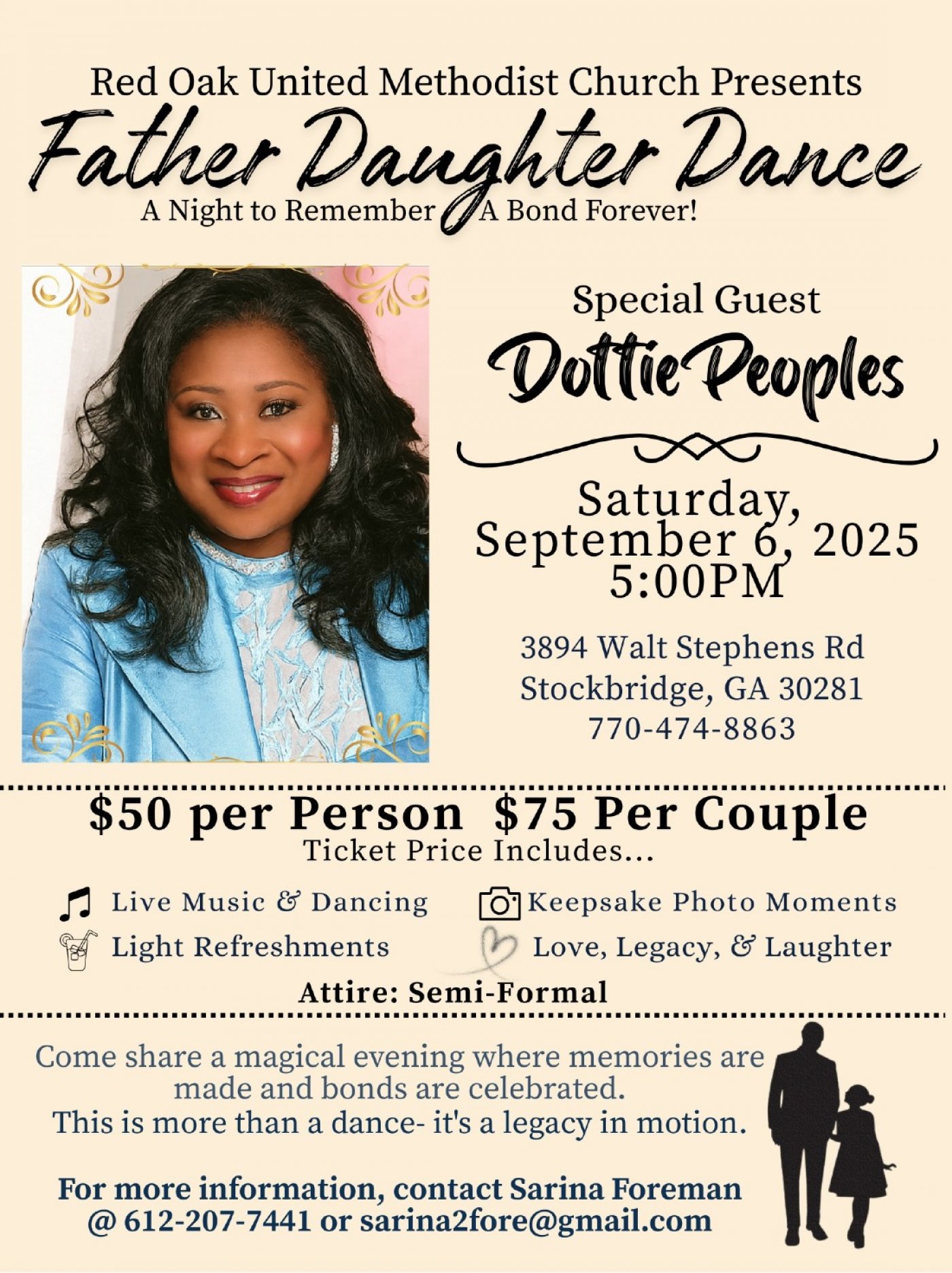 Father Daughter Dancing feature gospel artist Dottie Peoples