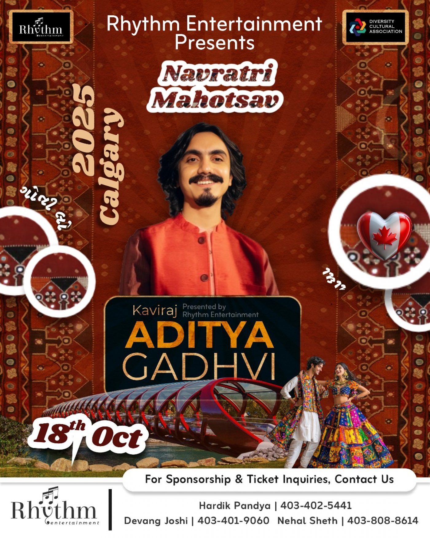Navratri Mahotsav by Aditya Gadhvi Live in CALGARY