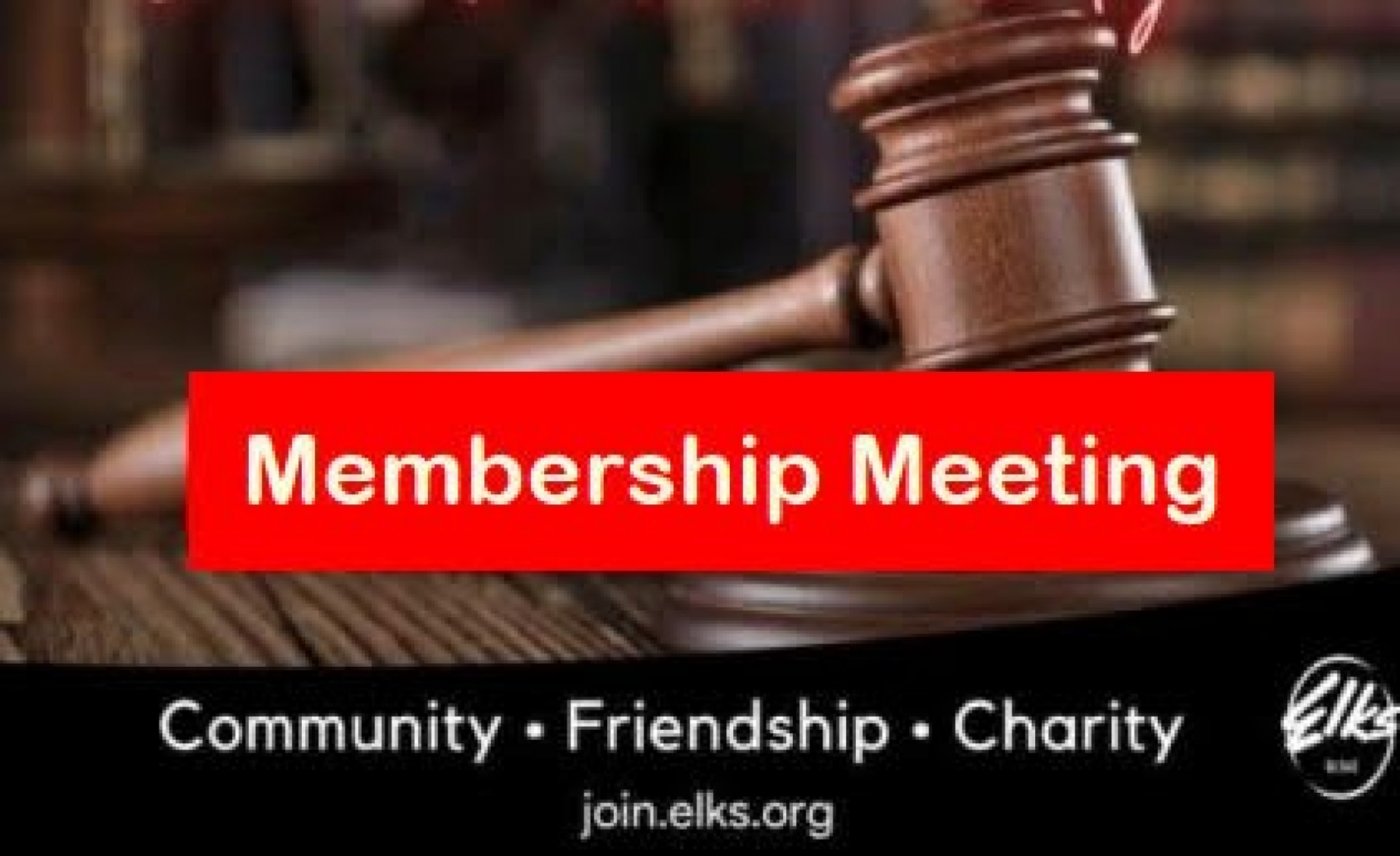 Wesley Chapel Elks Monthly Meeting