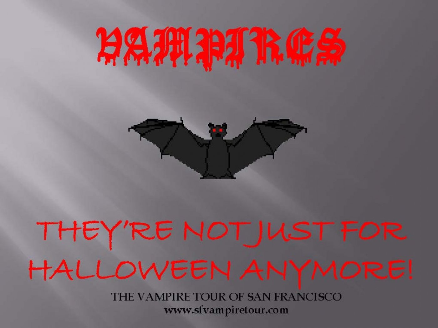 Halloween Vampire Tour of San Francisco