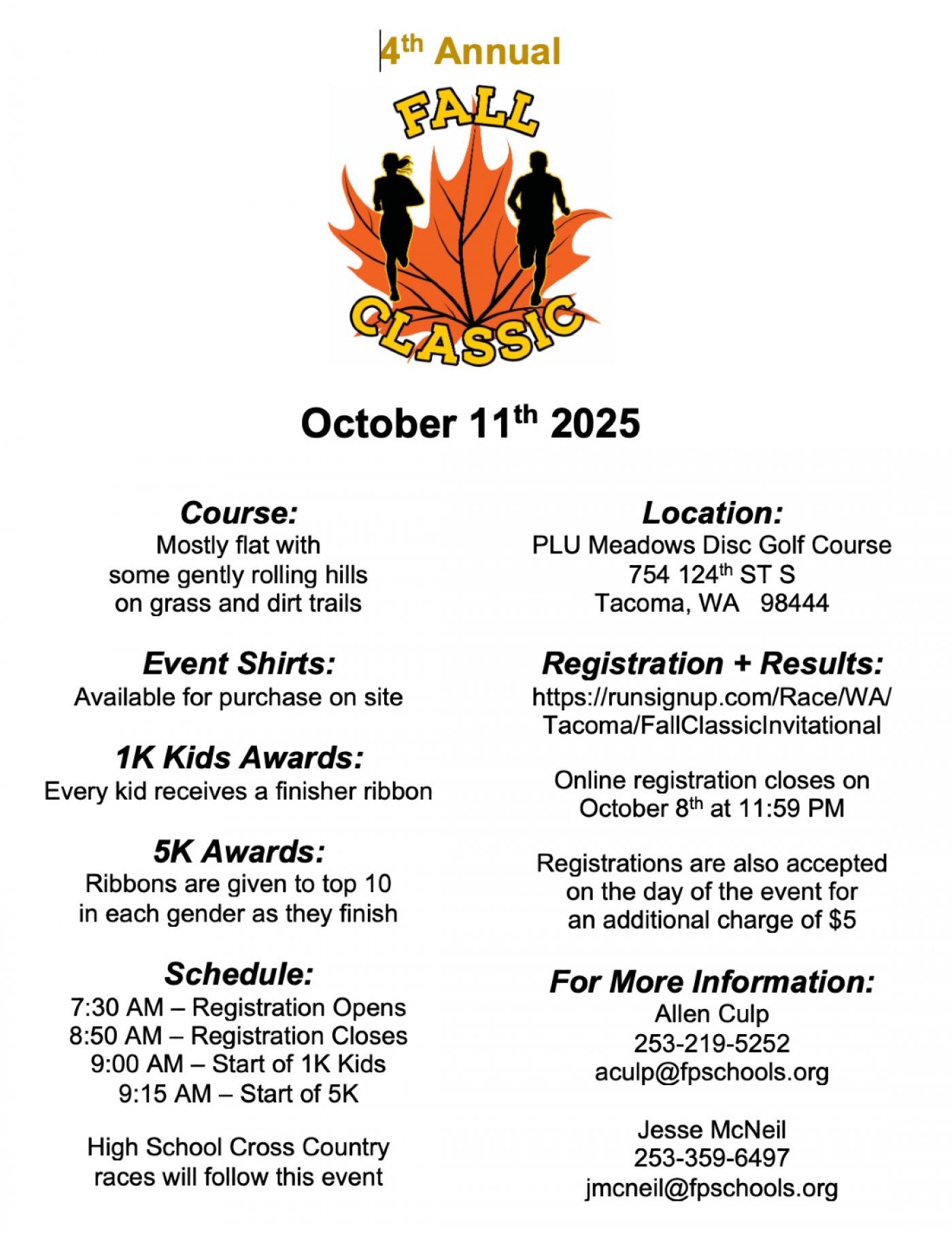 3rd Annual Fall Classic