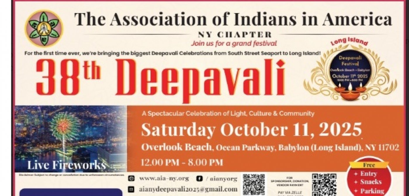 AIA-NY Deepavali Festival - 2025