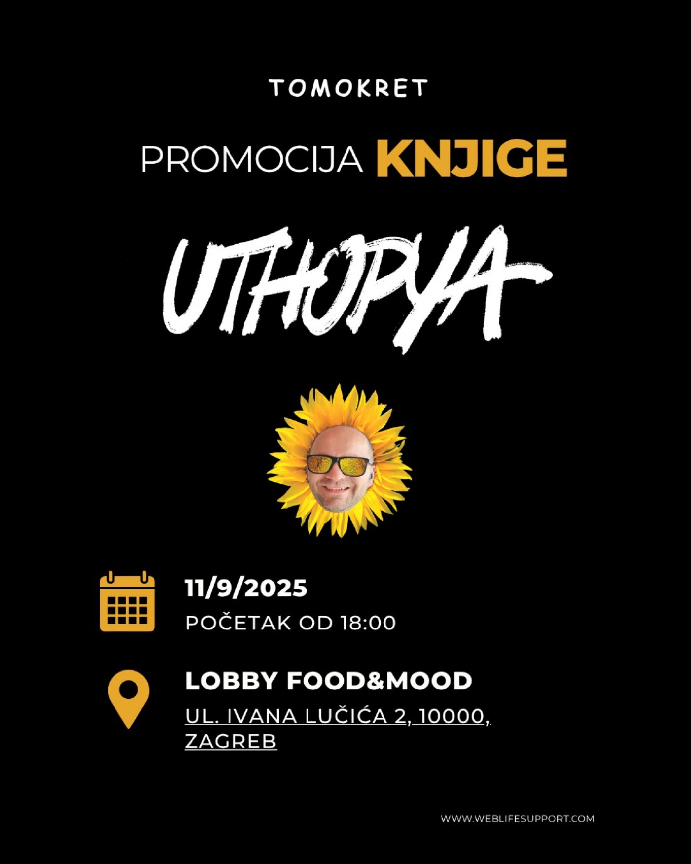 Uthopya - PROMOCIJA KNJIGE 