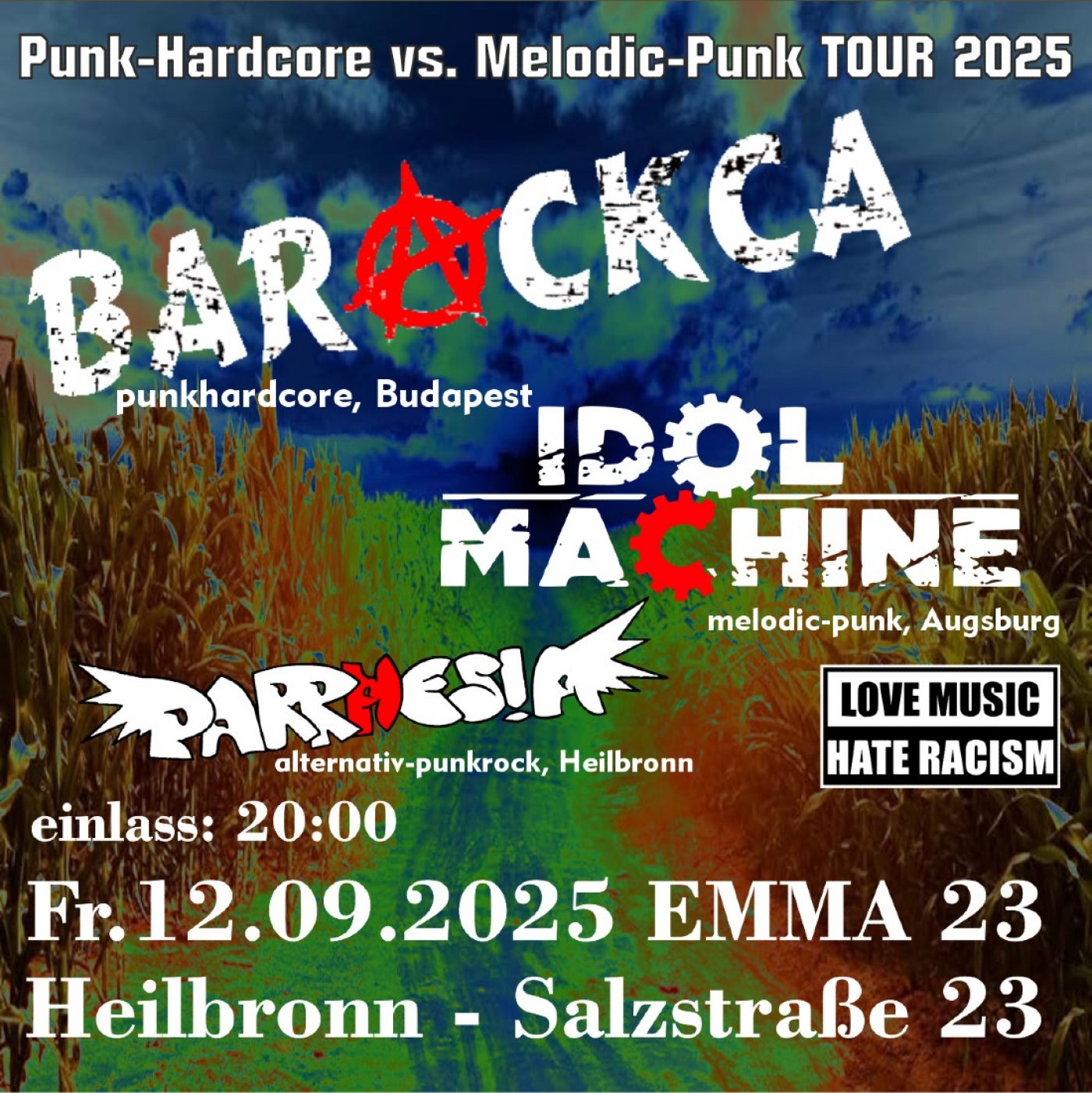 Punk-Hardcore vs. Melodic-Punk tour 2025