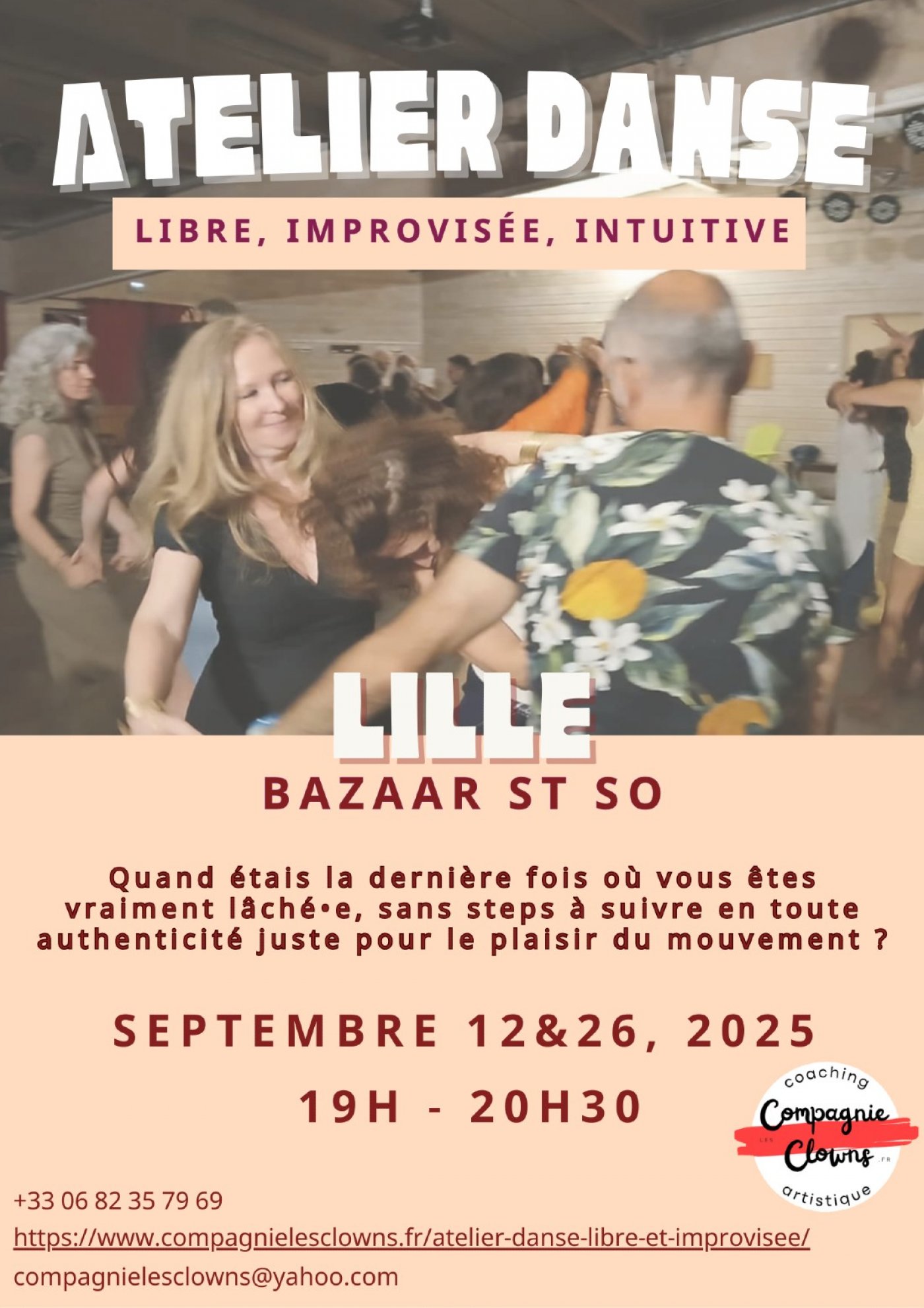 atelier de danse libre, improvis\u00e9e et intuitive