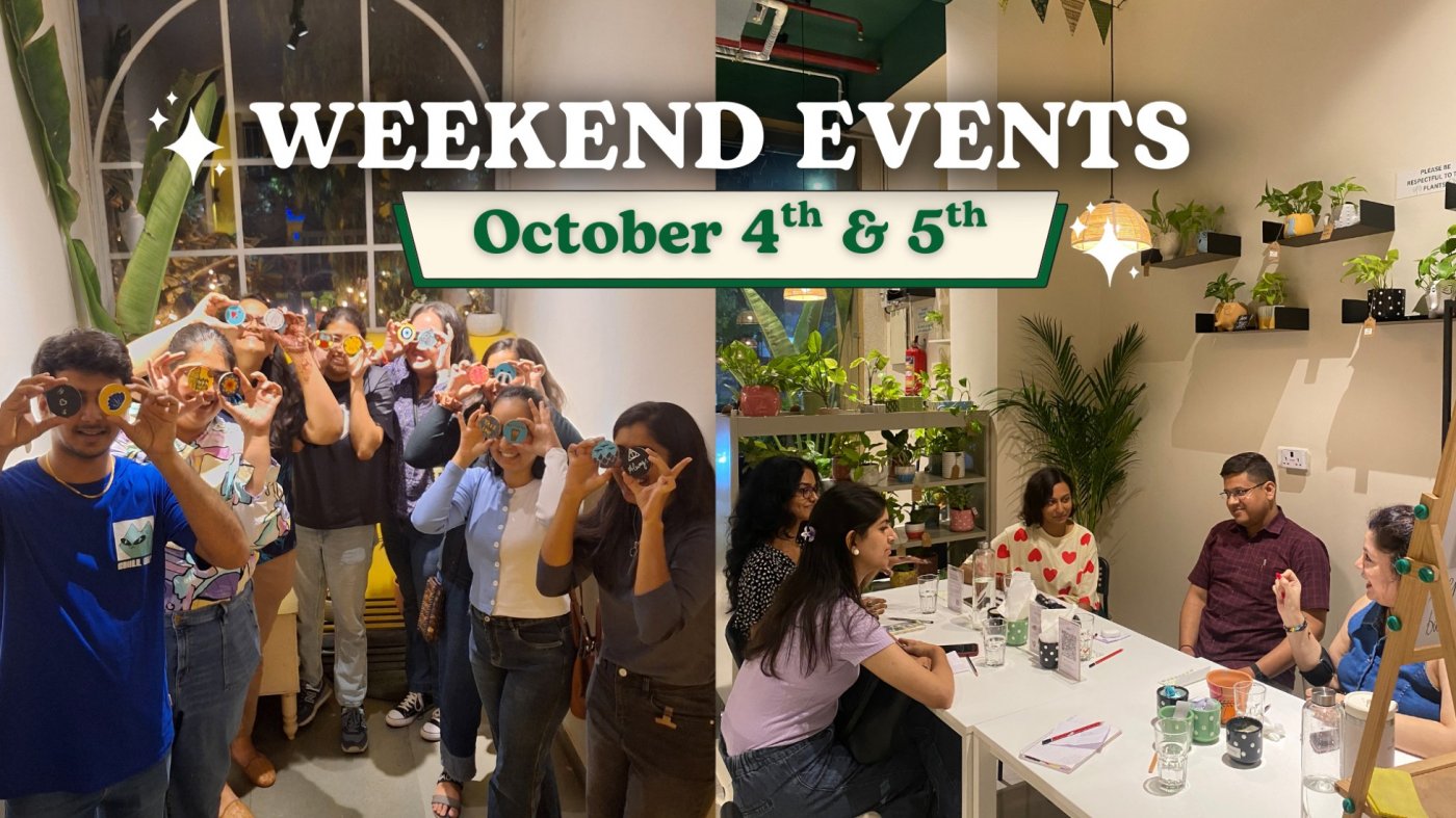 Weekend Events at CPL, Naranpura (October 5th)