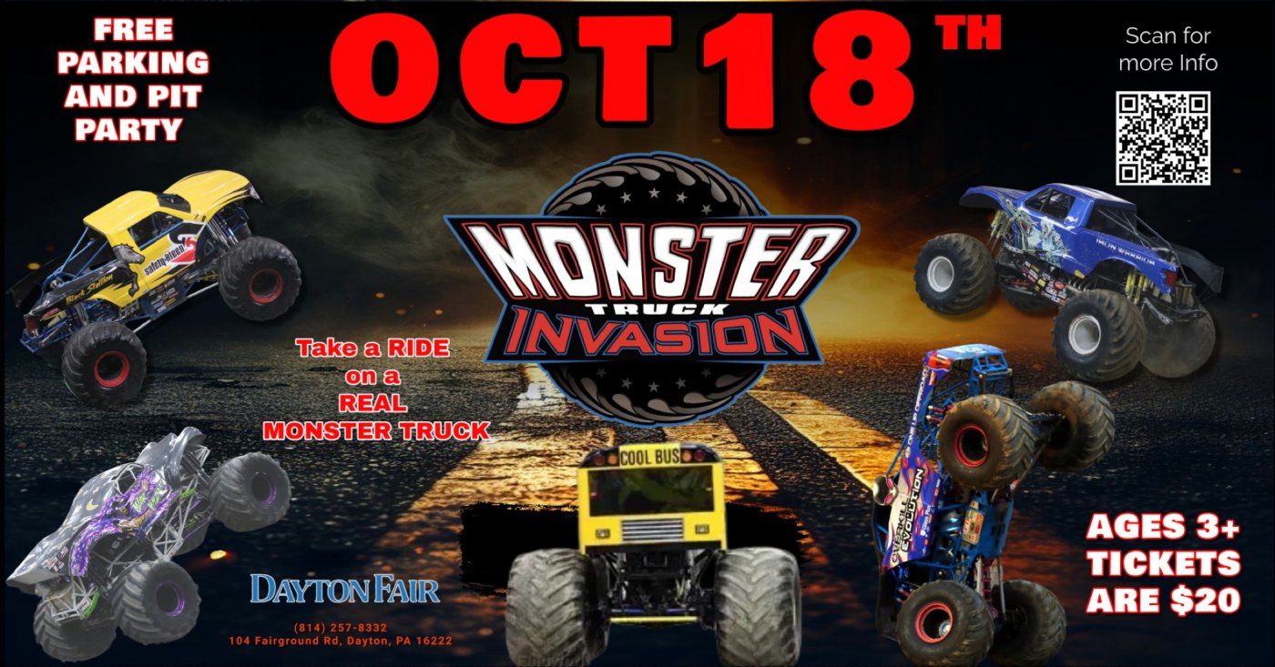 Monster Truck Invasion - Dayton Fair in PA