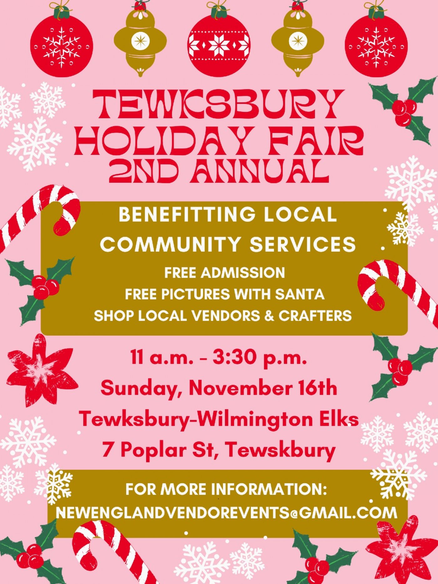 Tewksbury 2nd Annual Holiday Fair