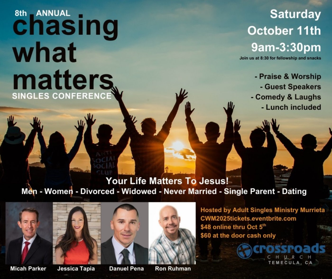Adult Singles Conference:  Chasing What Matters