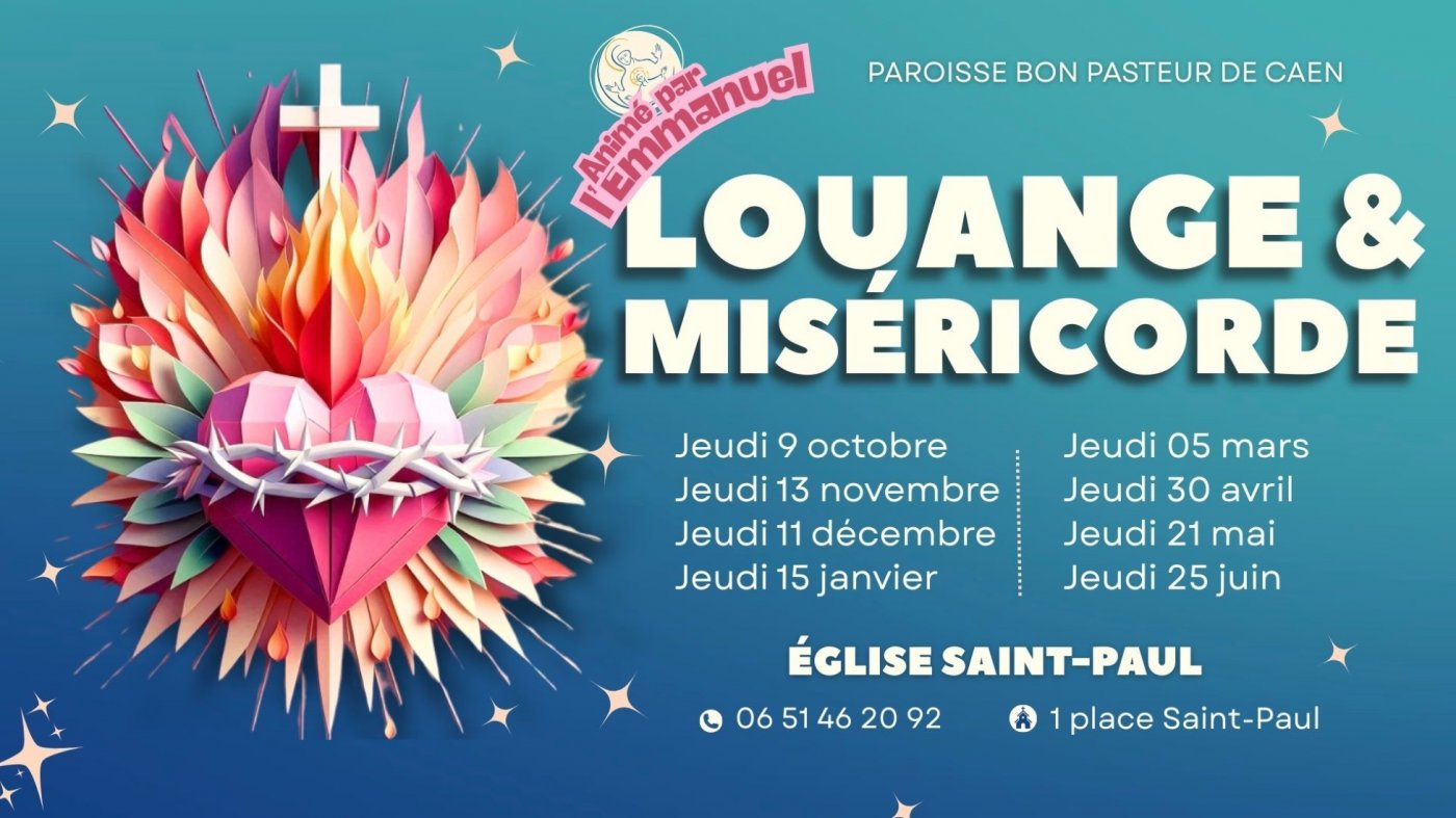 soir\u00e9e louange et mis\u00e9ricorde