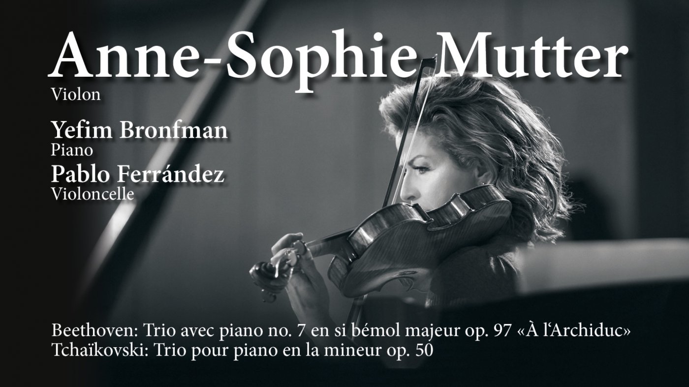 Concert \u00e9v\u00e9nement au Victoria Hall\u202f: Anne-Sophie Mutter, Yefim Bronfman et Pablo Ferr\u00e1ndez