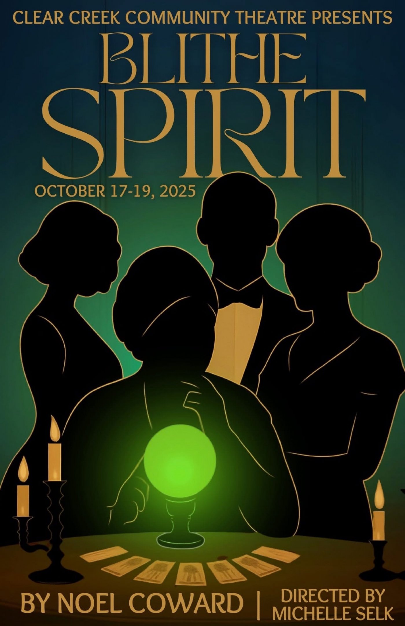 Clear Creek Community Theatre Presents No\u00ebl Coward\u2019s \u201cBlithe Spirit\u201d