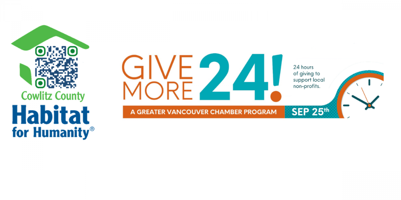 Cowlitz County Habitat for Humanity Give More 24!