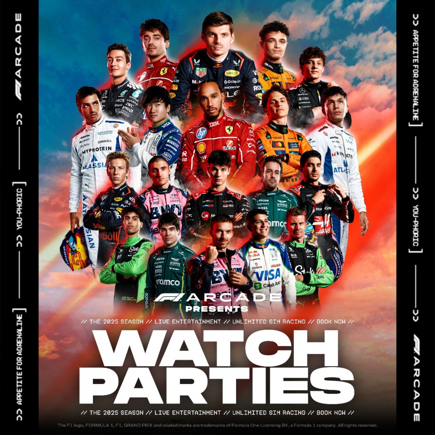 Official F1\u00ae Arcade Monza Watch Party