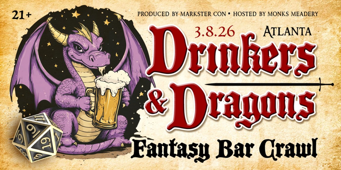 Drinkers & Dragons Fantasy Bar Crawl (Atlanta, GA)