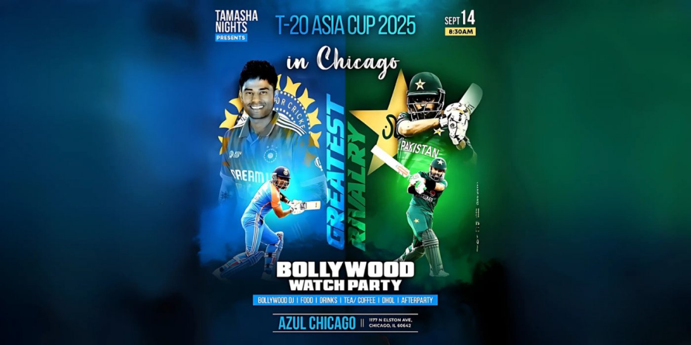 Chicago Bollywood Cricket Watch Party On Big Screen @Azul