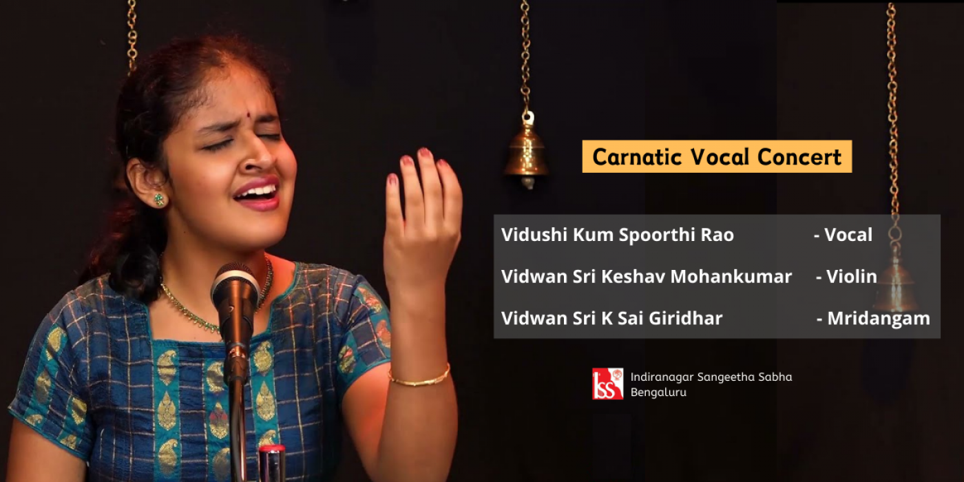 \ud83c\udfb6 An Evening of Carnatic Brilliance with Vidushi Kum Spoorthi Rao \ud83c\udfb6