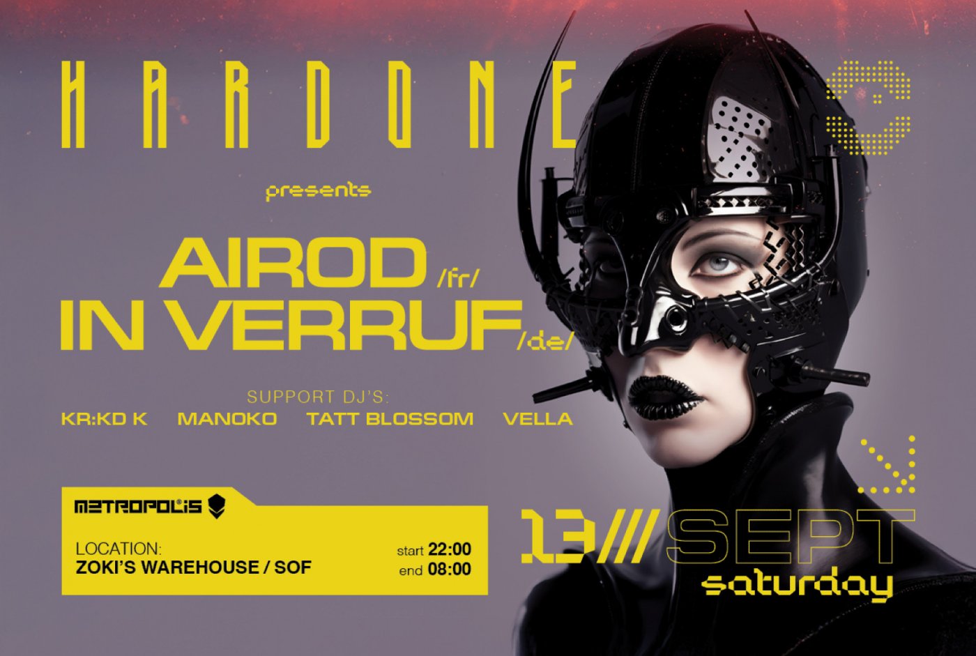 METROPOLIS :: HARDONE pres. AIROD\/France &  IN VERRUF\/Germany