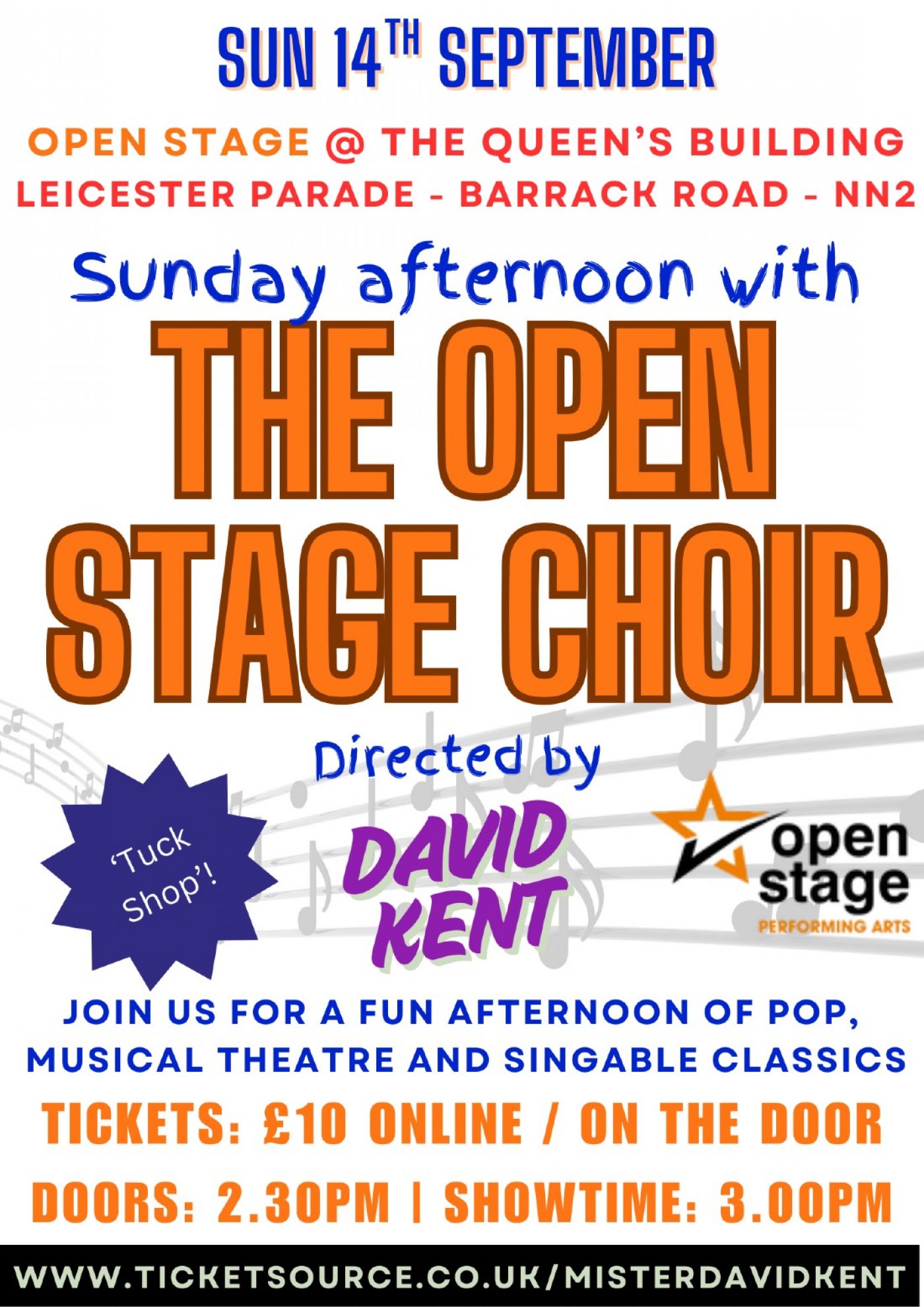 Sunday afternoon with THE OPEN STAGE CHOIR