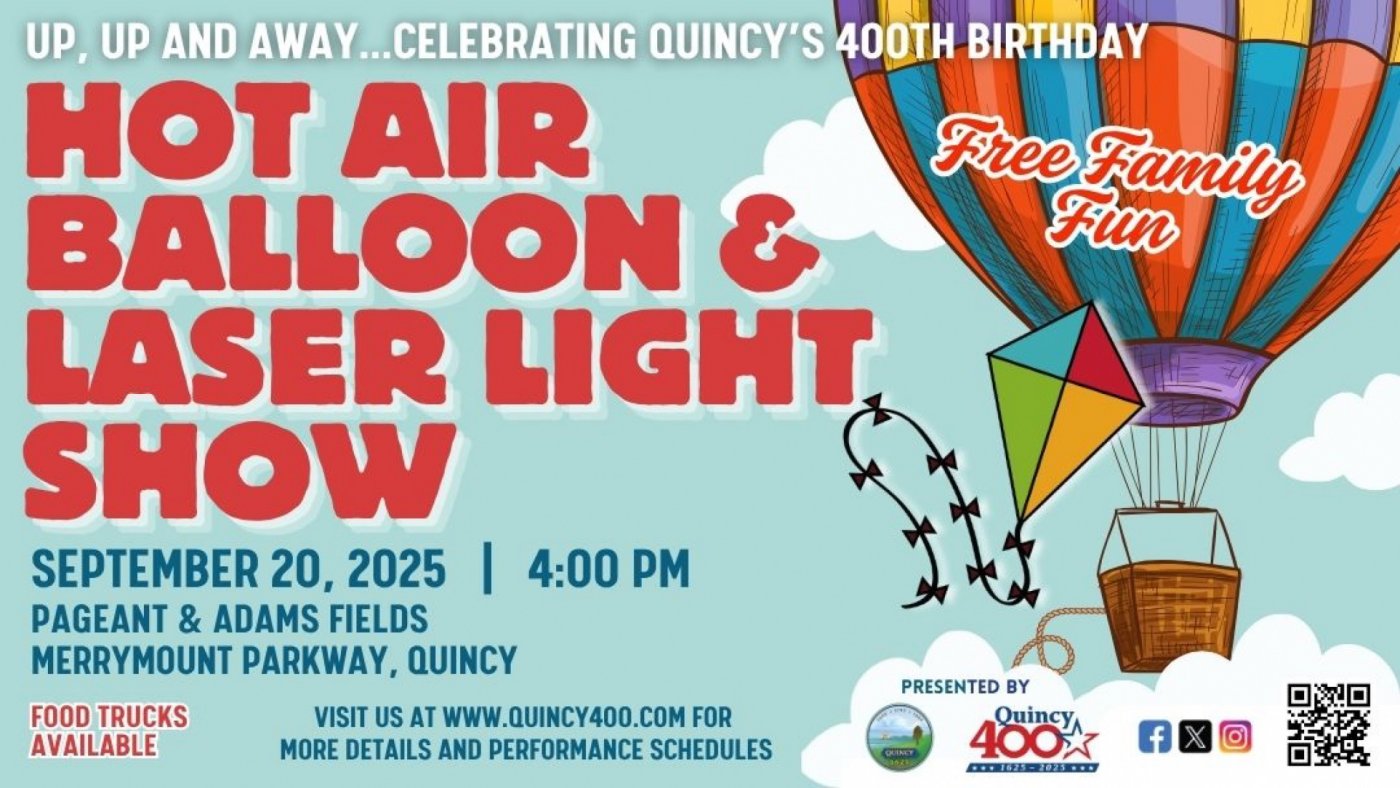 Quincy\u2019s Hot Air Balloon & Laser Light Show