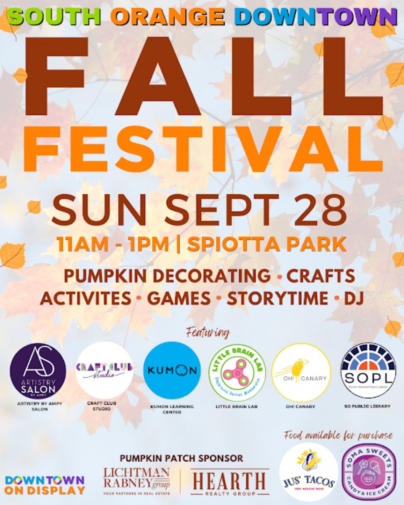 South Orange Downtown Fall Festival 