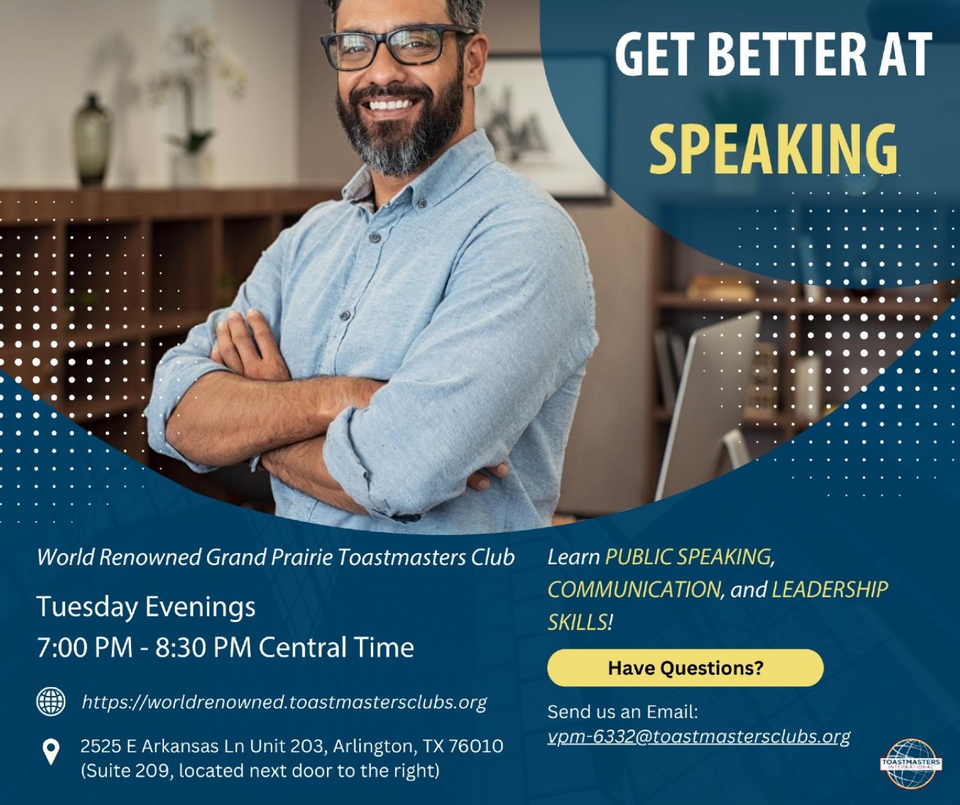 Want to Be Heard? Get Practice With Public Speaking (World Renowned GP Toastmasters)