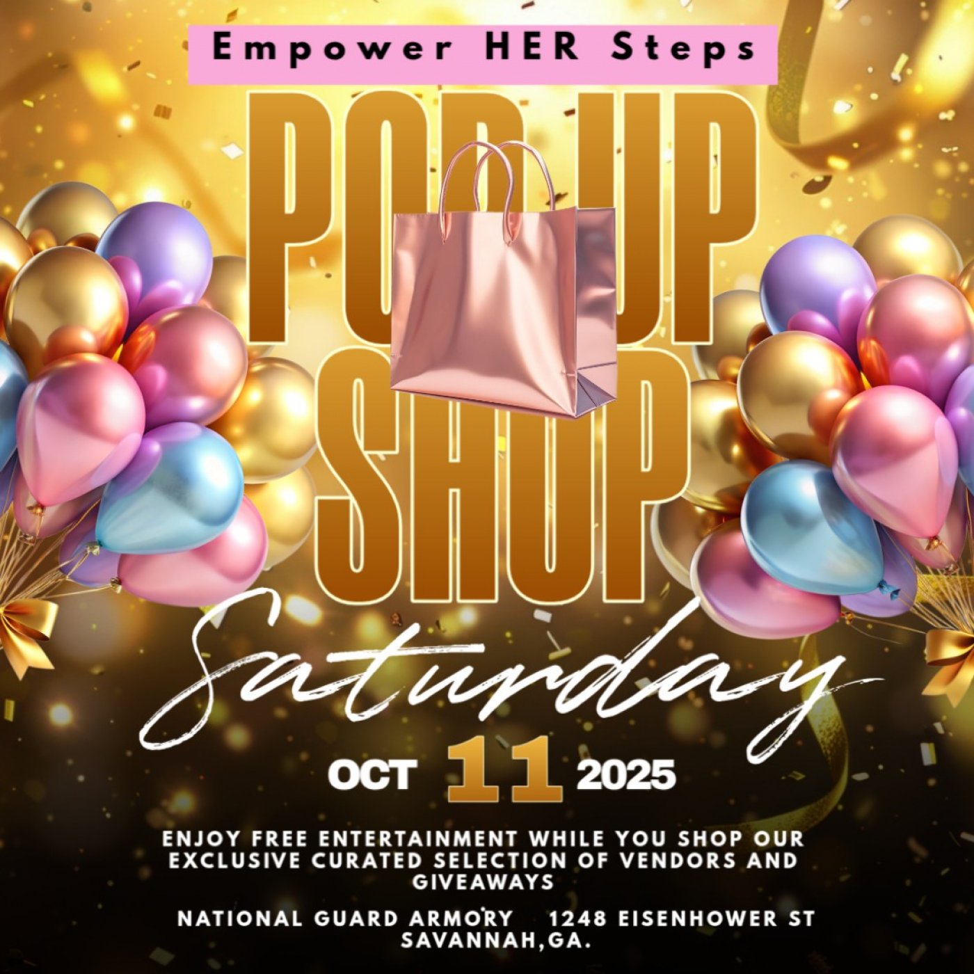 Empower HER Steps Pop up Event