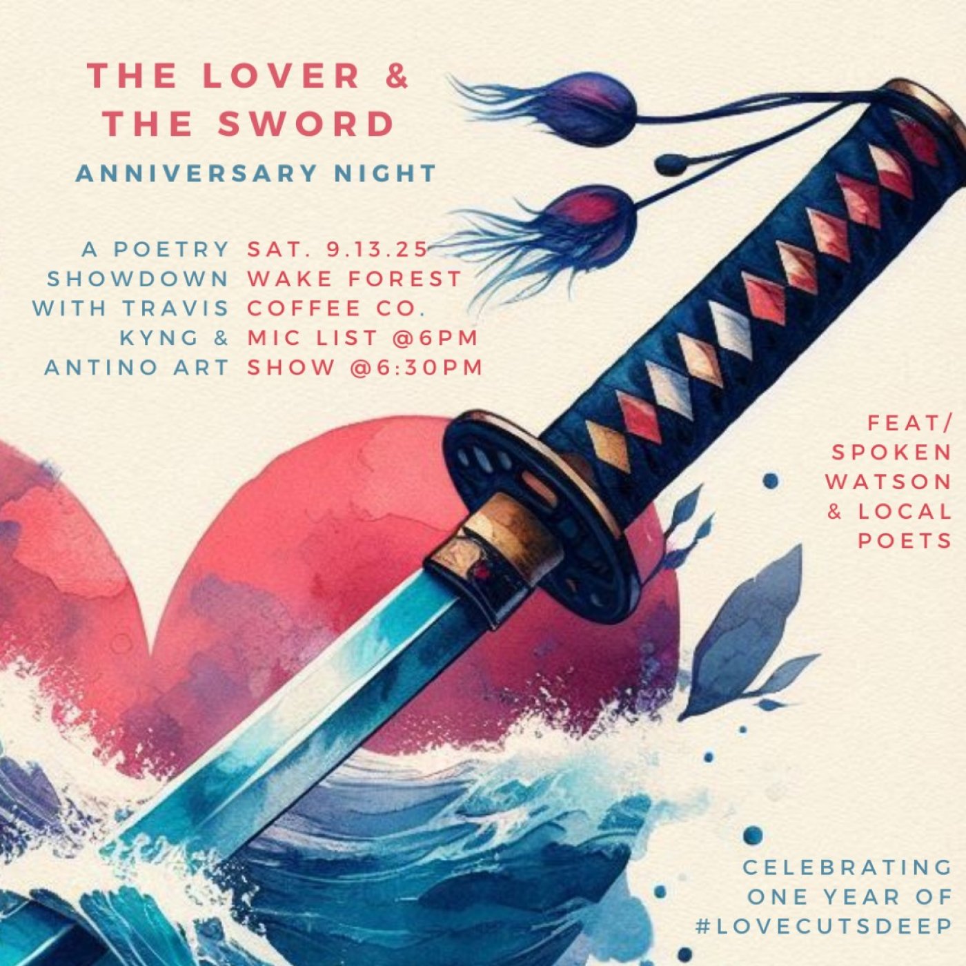 The Lover and the Sword IV: A poetry showdown