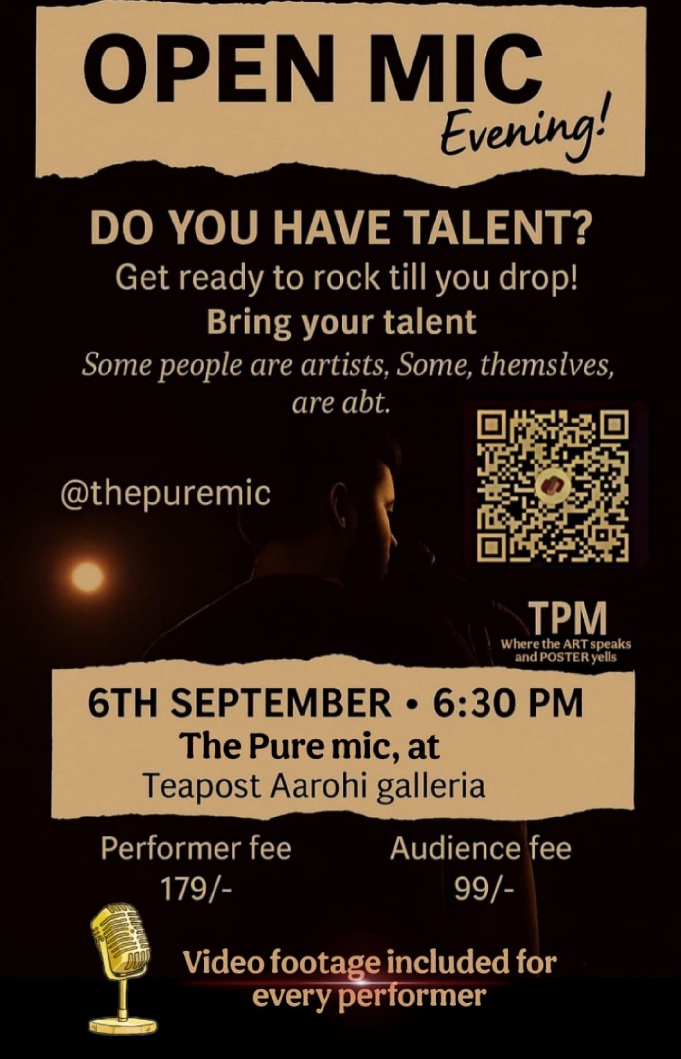 THE PURE OPEN MIC
