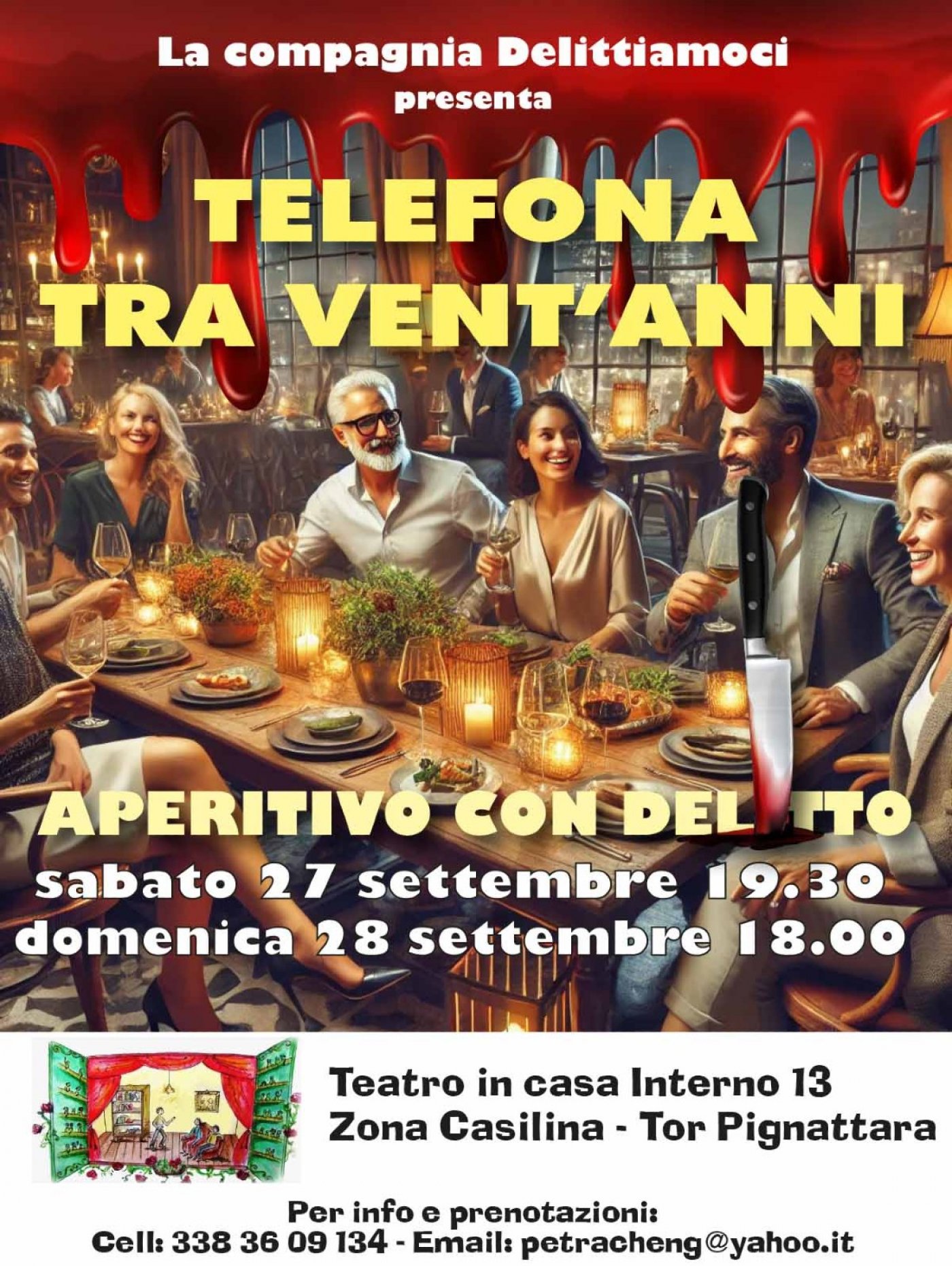 Aperitivo con delitto "Telefona tra vent'anni"