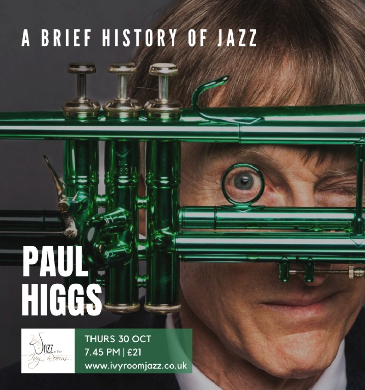 A Brief History of Jazz: 5 Piece Band Featuring Paul Higgs