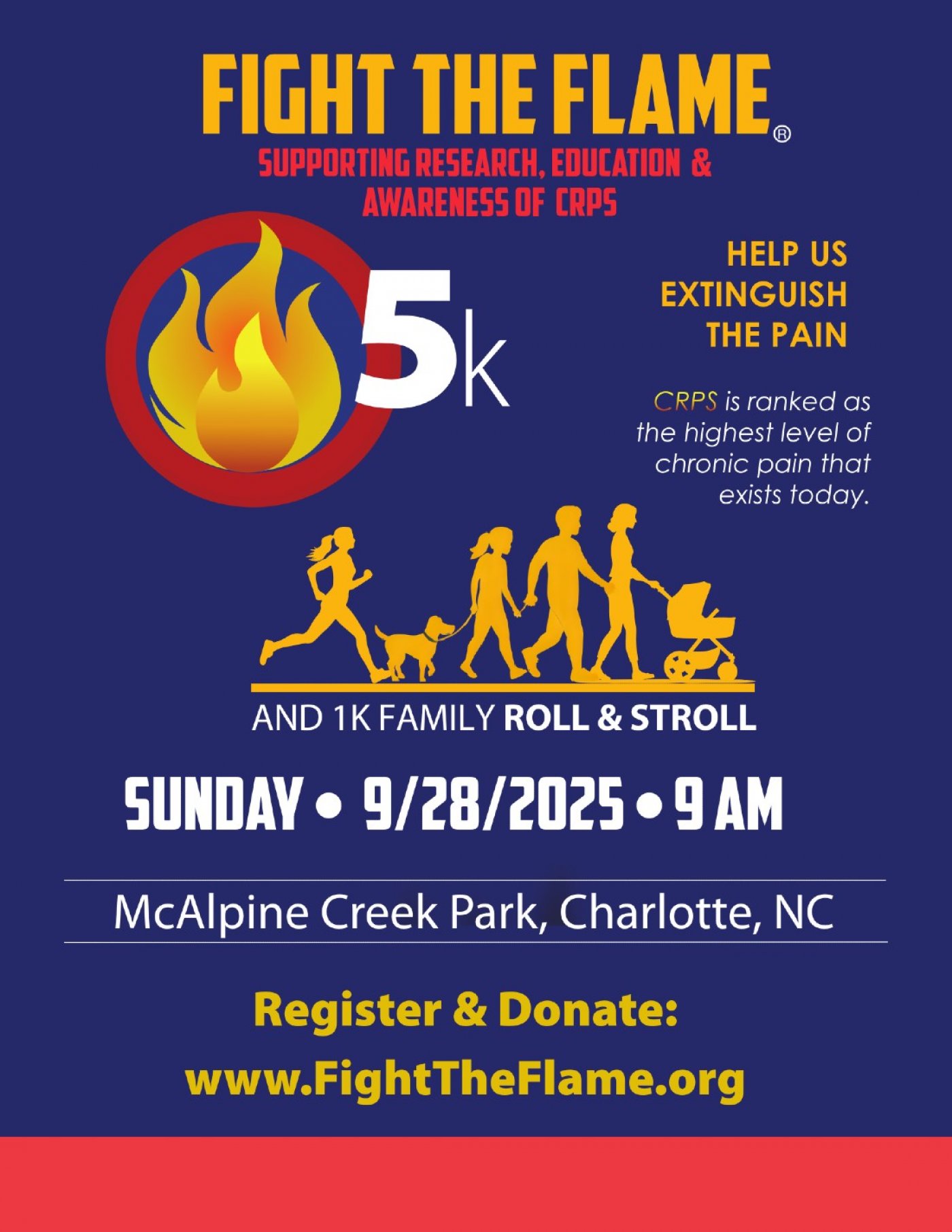 Fight the Flame 5k and 1k Family Roll & Stroll
