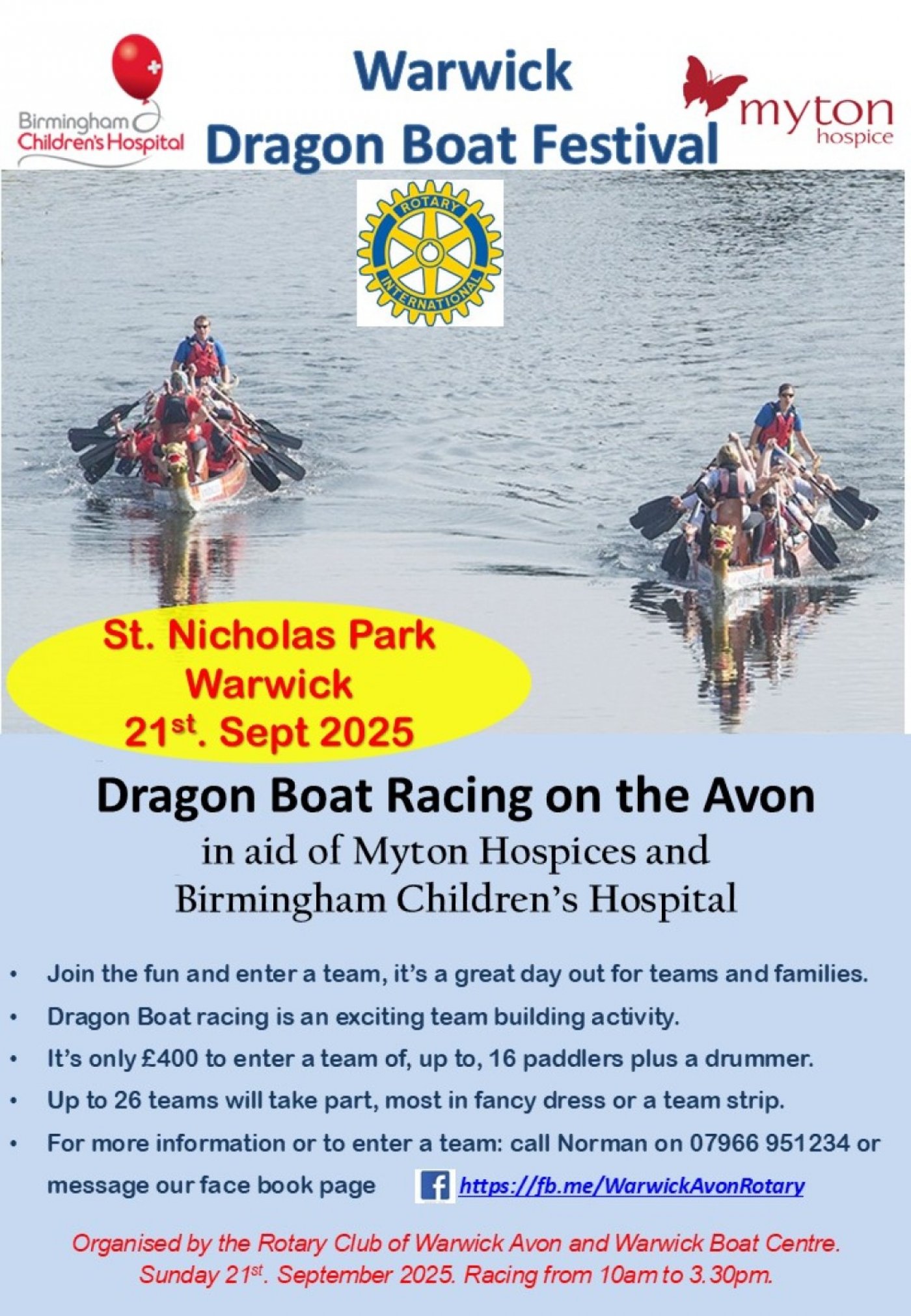 Warwick Dragon Boat Festival