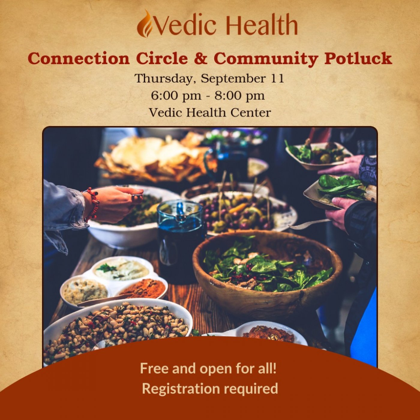 Connection Circle and Community Potluck