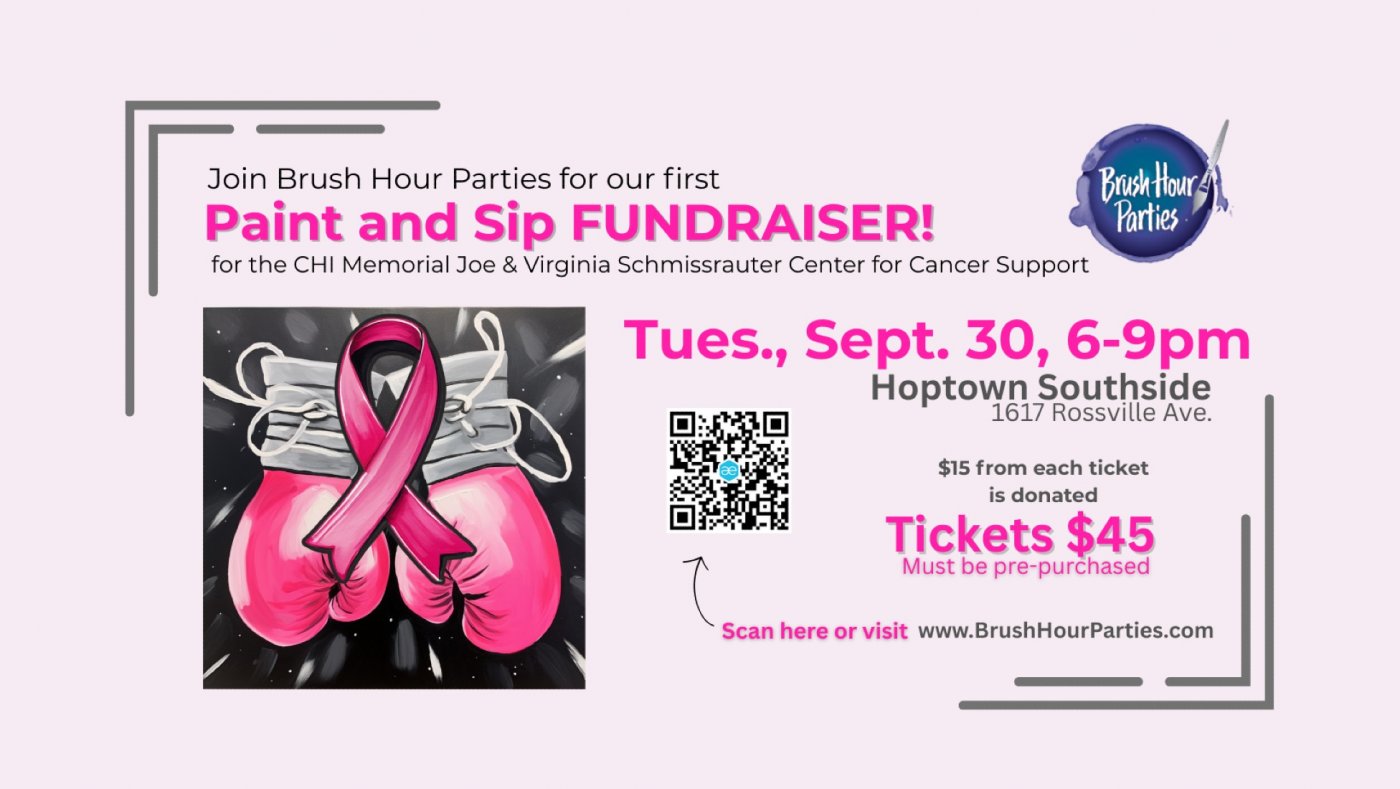 Paint and Sip Event with Brush Hour Parties