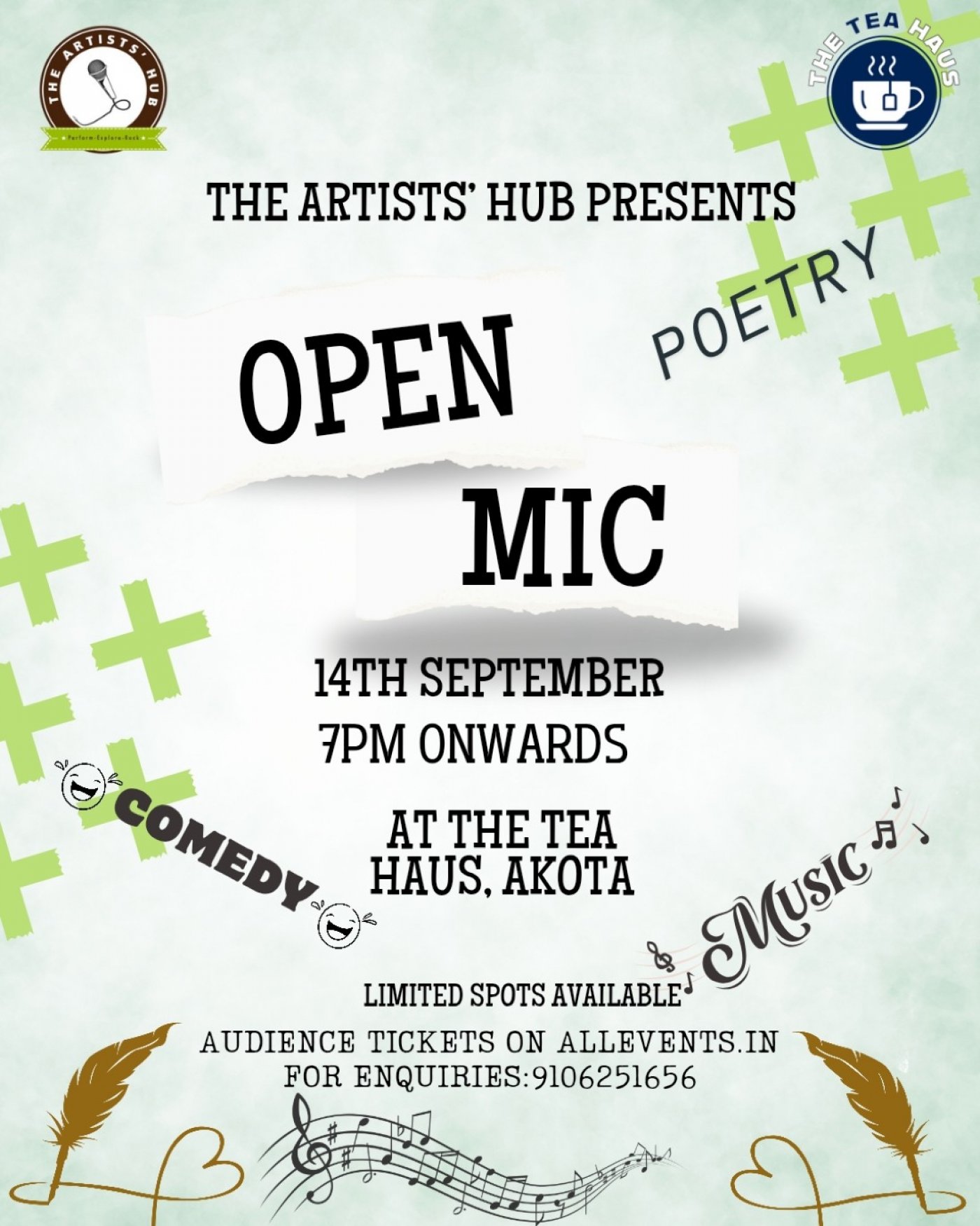 The artists hub presents Open mic
