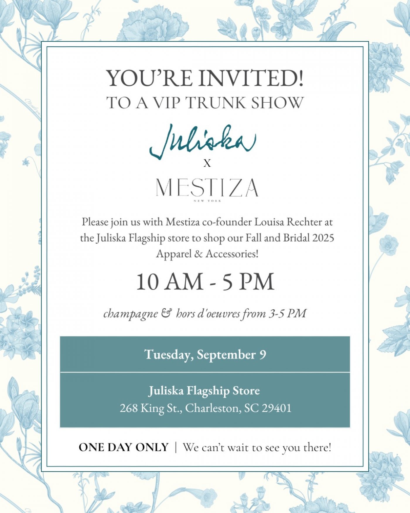 Juliska x Mestiza Trunk Show