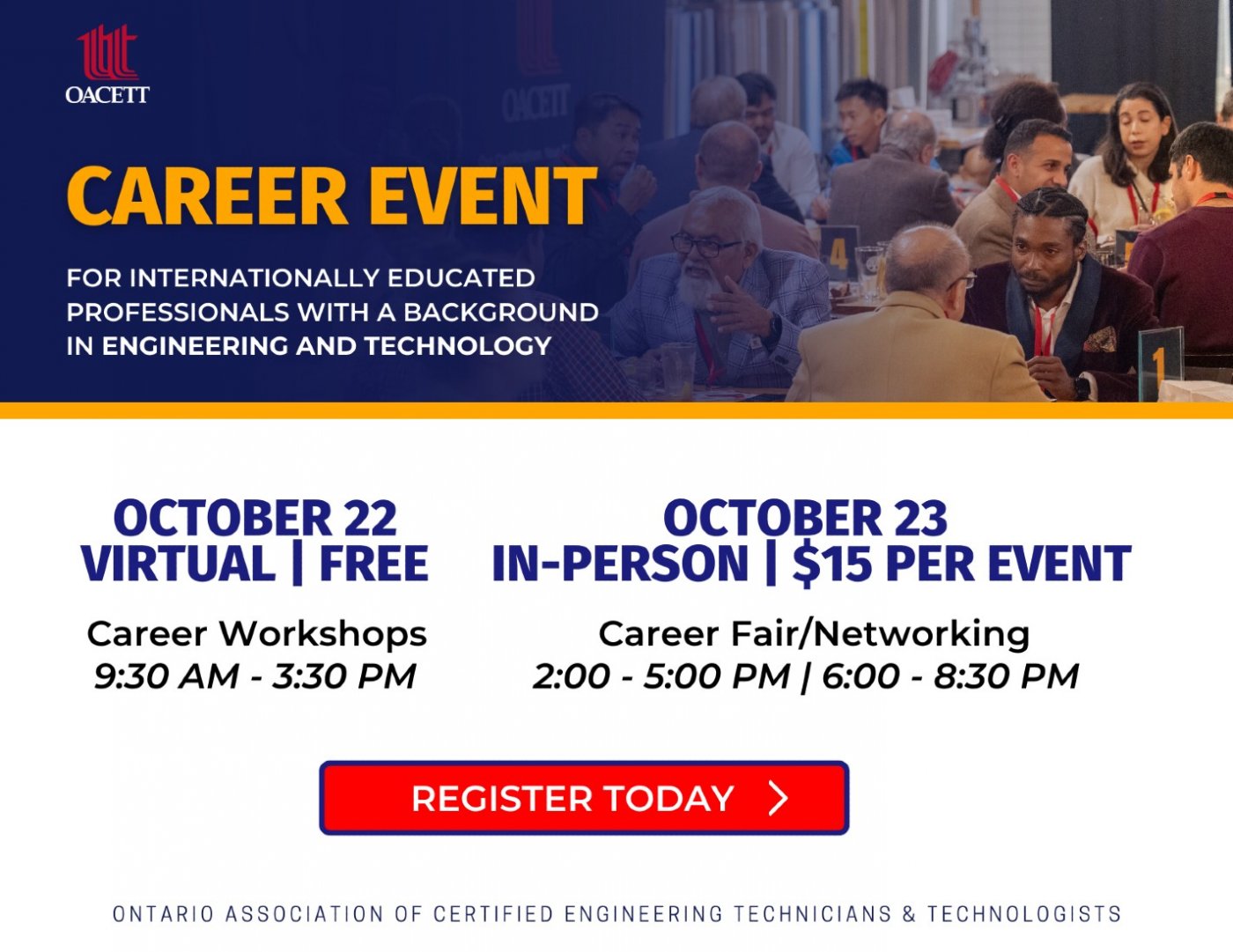 Career Event for Internationally Educated Professionals in Engineering & Technology