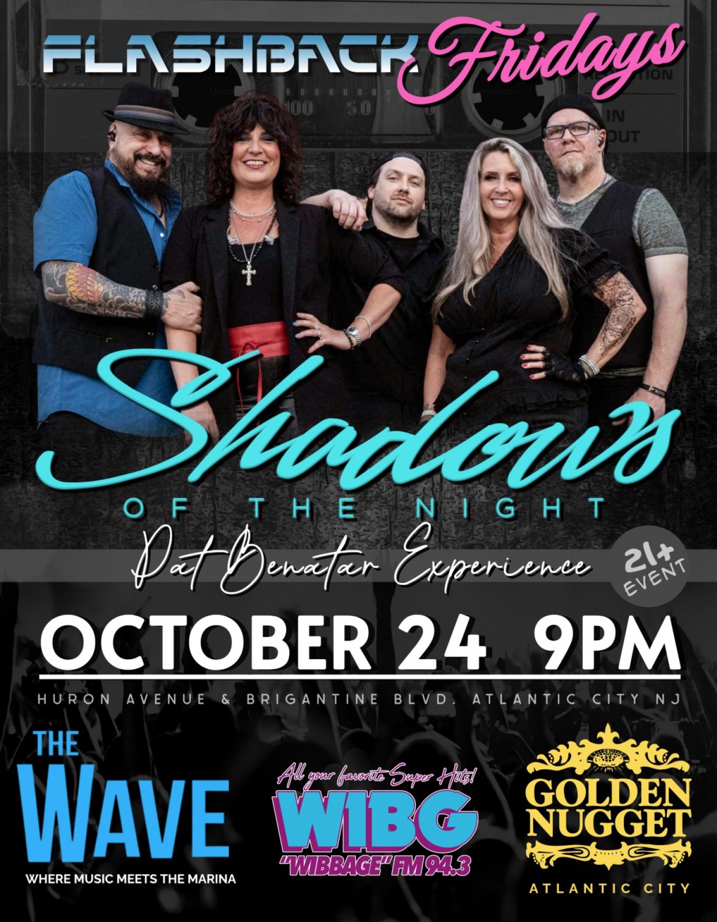 Shadows of the Night Tribute to Pat Benatar LIVE at Golden Nugget Casino 10\/24