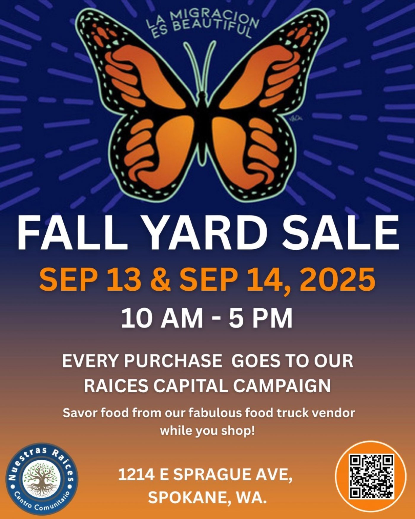 Raices Fall Yard Sale: Saturday & Sunday