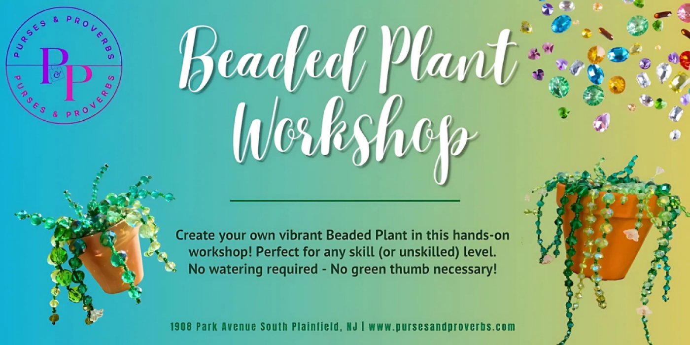 Plant Bling - Beaded plants