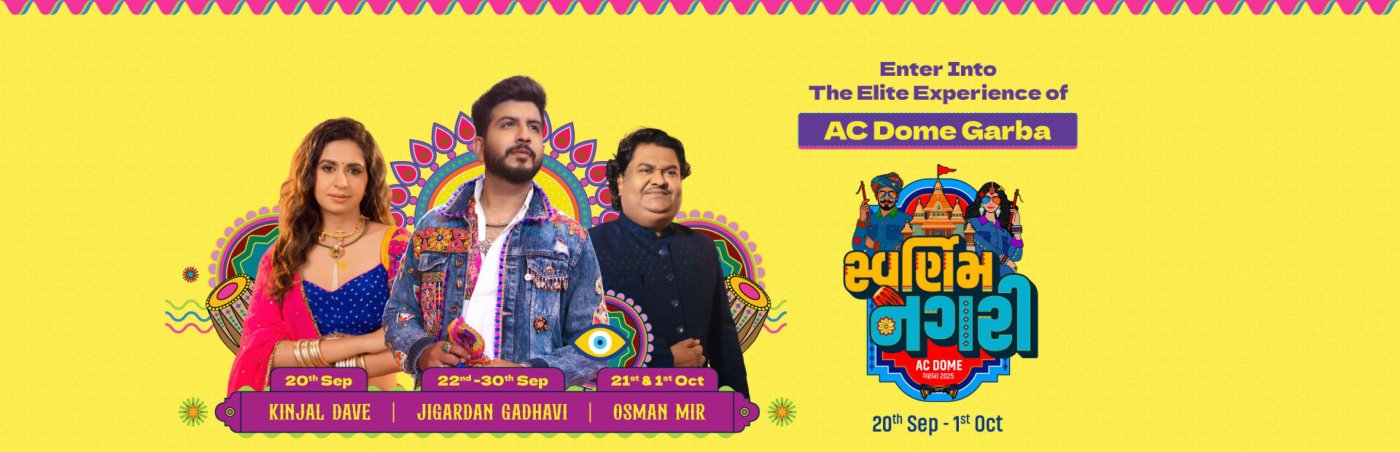 Swarnim Nagari garba - premium ac dome Navratri in Ahmedabad