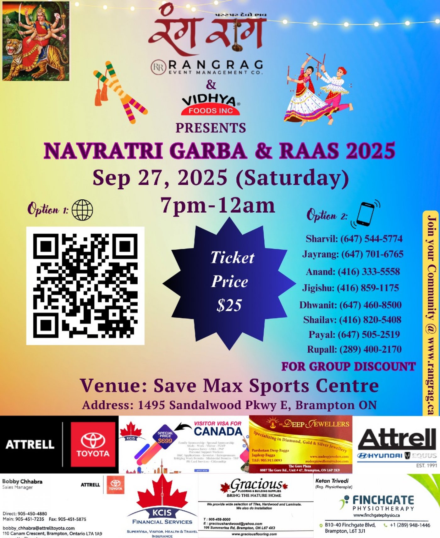 Rang Rag Navratri Garba, Raas 2025