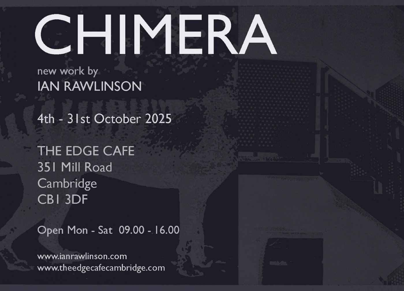 Preview of CHIMERA - new work by Ian Rawlinson